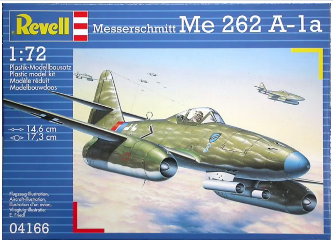 REVELL Messerschmitt Me 262 A-1a 1:72 - 04166