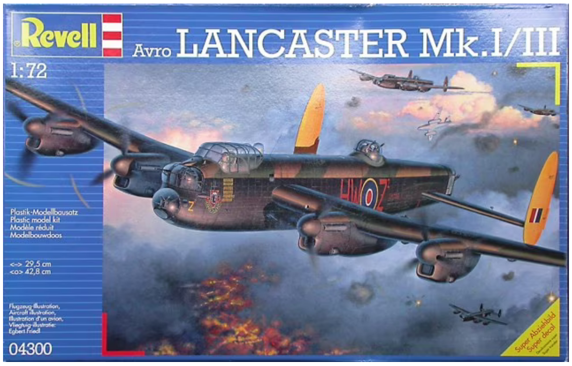 REVELL Avro Lancaster MK1/2 1:72 - 04300