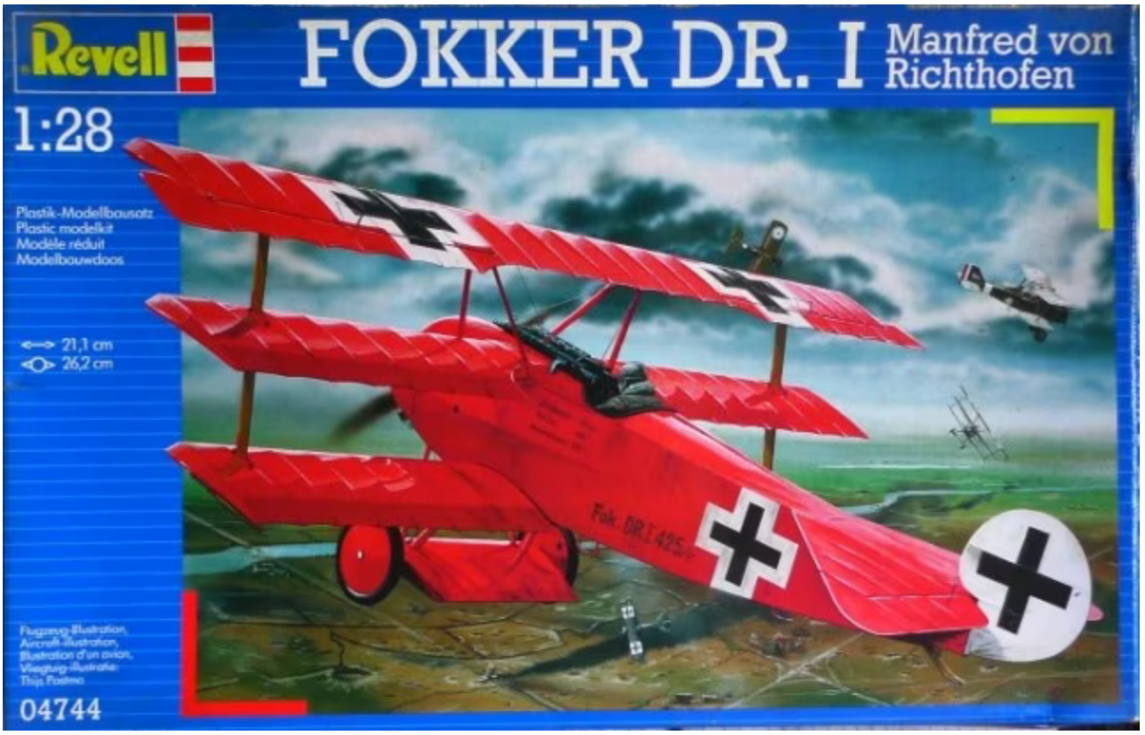 REVELL Fokker DR.I Richthofen 1:28 - 04744