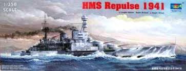 TRUMPETER HMS Repulse 1941 1:350 - TR05312