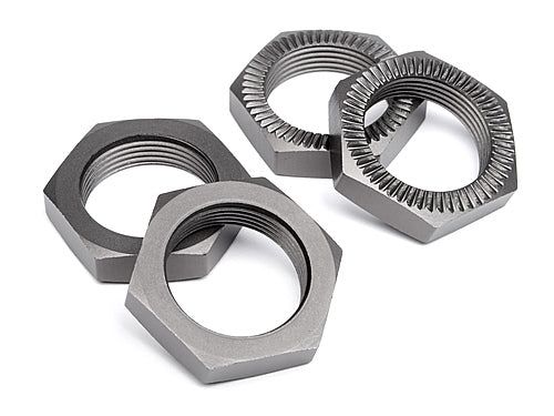 HPI 24mm Wheel Nuts Gunmetal suit Baja 4pcs - HPI-102216