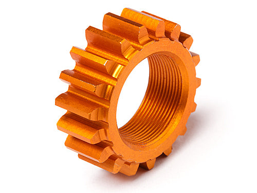 HPI 18Tx12mm 1mmP Threaded Pinion Orange Aluminium suit RS4 - HPI-106630