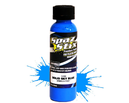 SPAZ STIX Solid Sky Blue Airbrush Paint 2oz - SZX12200