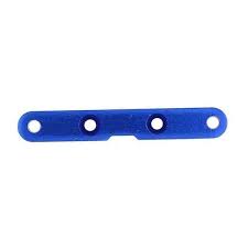 WLTOYS Fr Diff Front Suspension Pin Mounting Plate Blue Aluminium - WL12428-0064