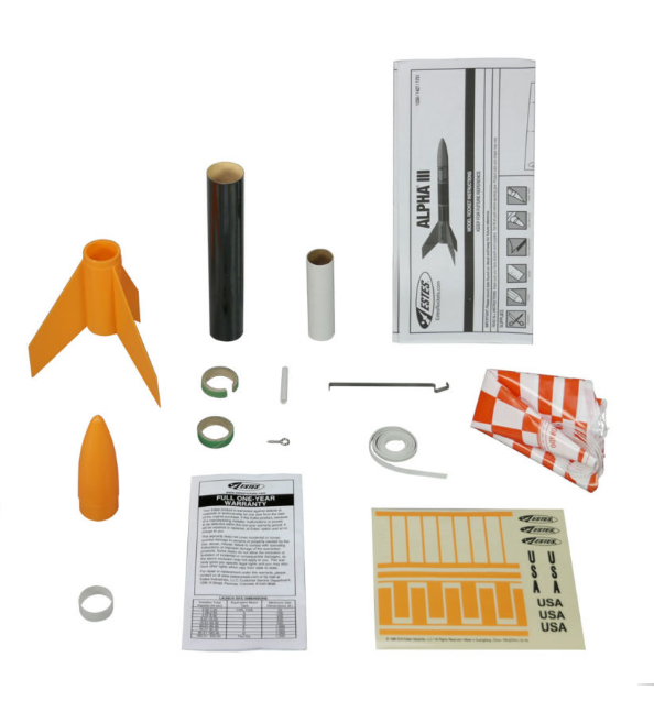 ESTES Alpha III Beginner Rocket Kit - EST-1256