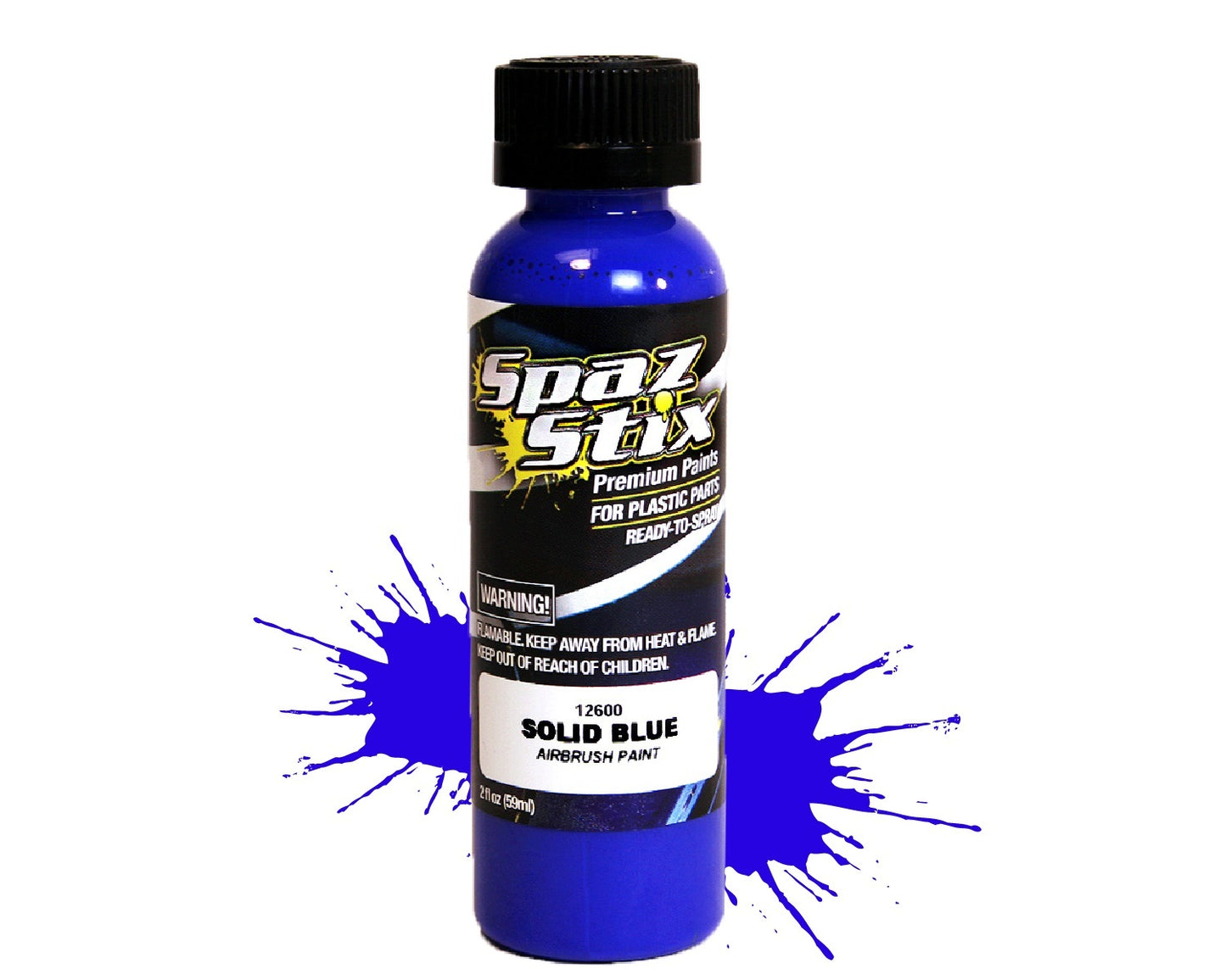 SPAZ STIX Solid Blue Airbrush Paint 2oz - SZX12600