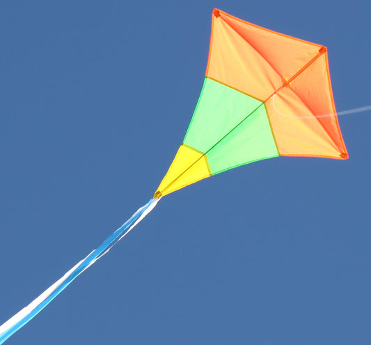 WINDSPEED Diamond Tricolour Single Line Kite - WS140