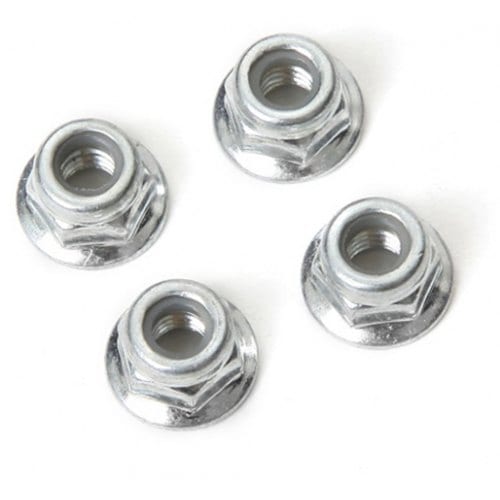 TORNADO 4mm Threaded Flanged Nyloc Nut Set 4pcs - 9115-WJ02