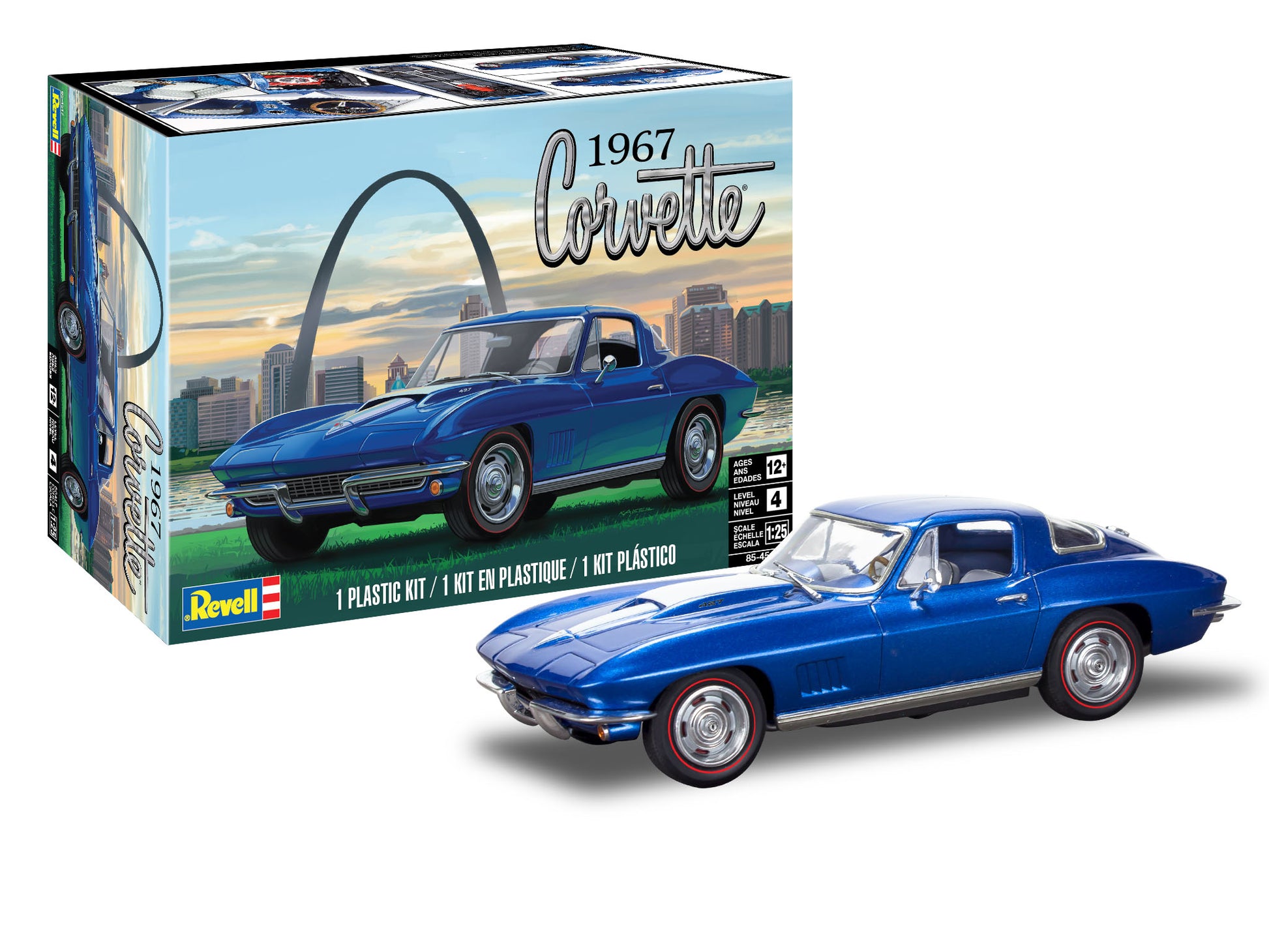 REVELL 1967 Corvette Stingray Coupe 1:25 - 14517