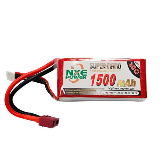 NXE 1500mah 11.1V 30C Lipo Battery SC Deans - 1500SC303SDEAN