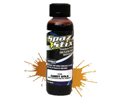 SPAZ STIX Candy Gold Airbrush Paint 2oz - SZX15200