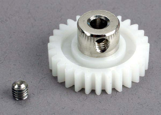 TRAXXAS 28T Spur Gear w/ Metal Collar & Grub Screw suit Villian - 1526