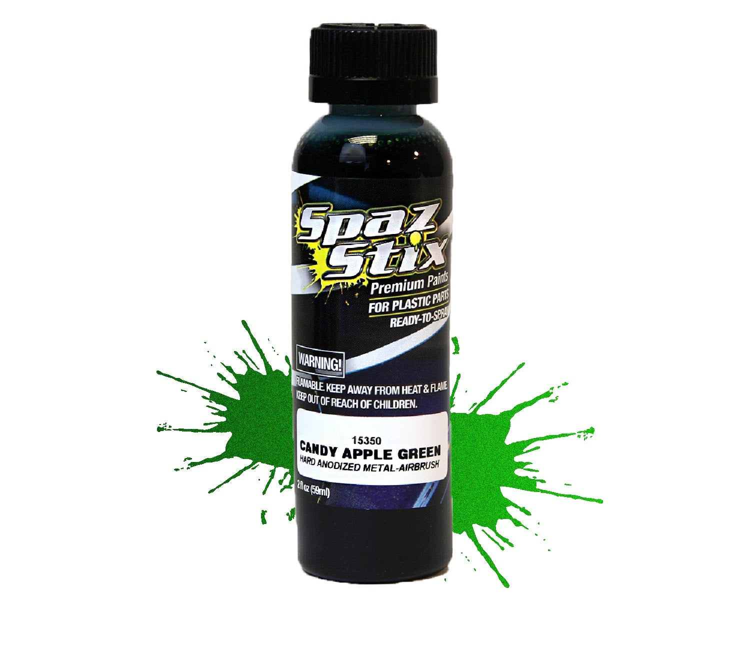 SPAZ STIX Candy Apple Green Airbrush Paint 2oz - SZX15350