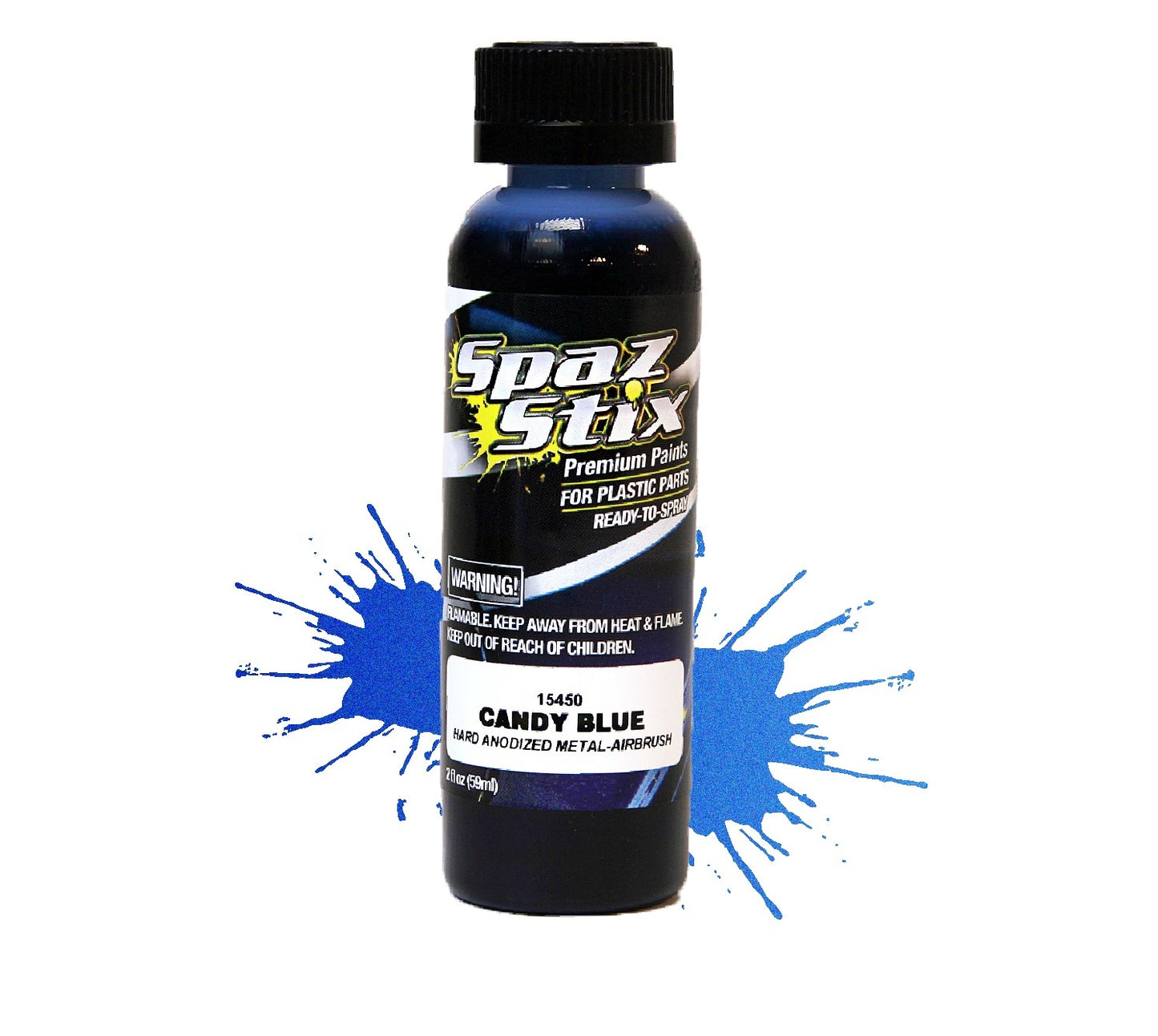 SPAZ STIX Candy Blue Airbrush Paint 2oz - SZX15450