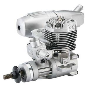 O.S. ENGINES MAX 46AX II Nitro Aircraft Engine, .46 Size w/ E-3071 Silencer - OSM15490