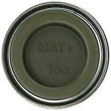 HUMBROL No.155 Olive Drab Matt Enamel 14ml