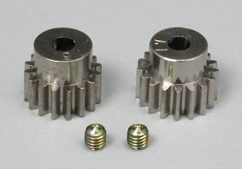 Tamiya 16T, 17T 0.6P Pinion Gears - T50354