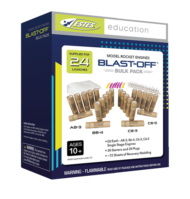 ESTES Blast-Off Bulk Engine Pack 24pcs - EST-1672