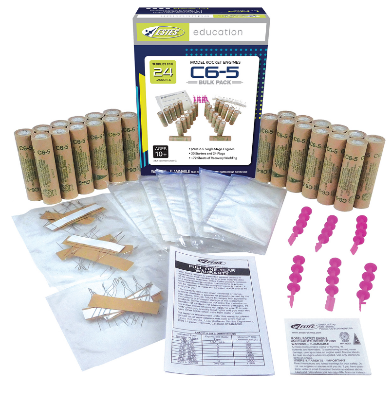 ESTES C6-5 Bulk Engine Pack 24pcs - EST-1789