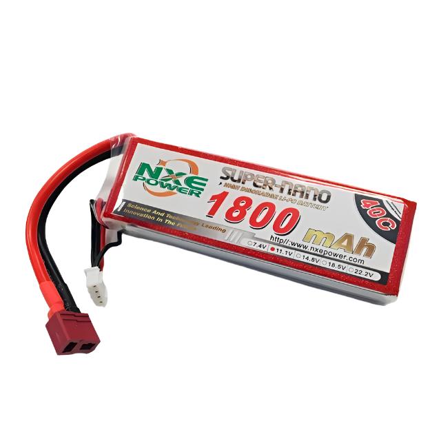 NXE 1800mah 7.4V 40C Lipo Battery SC Deans - 1800SC402SDEAN