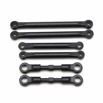 HBX Fr/Rr Upper Links & Steering Links suit Hailstorm/ Blaster/ Gallop - HBX-18011