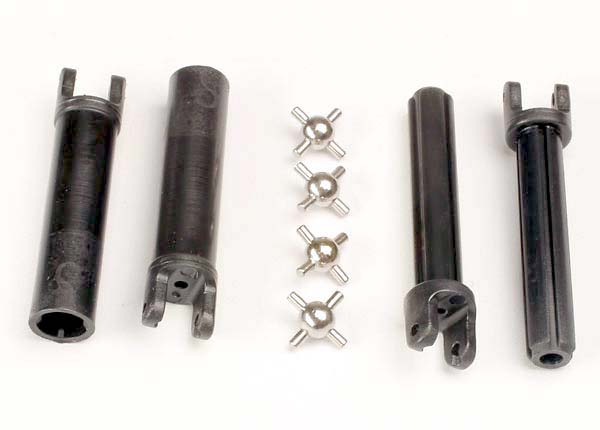 TRAXXAS Rear Half Shaft Set w/ Cross Pins 2sets - 1951