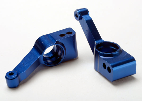 TRAXXAS Rear Stub Axle Carriers Blue Aluminium 2pcs - 1952X