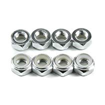 ANSMANN 4mm Nyloc Nut Silver Aluminium 10pcs - C203000108