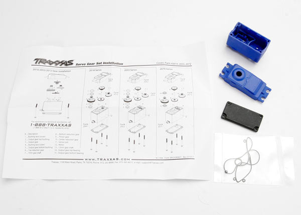 TRAXXAS Replacement Case & Gaskets suit 2056/ 2075/ 2075X/ 2075R Servo - 2074