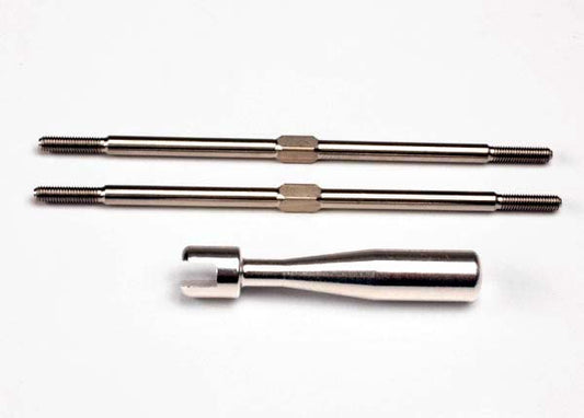 TRAXXAS 94mm Turnbuckles Titanium w/ Wrench 2pcs - 2338X