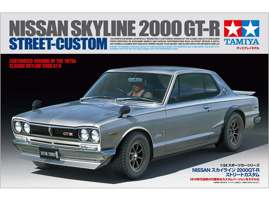 TAMIYA Nissan Skyline 2000 GT-R Street Custom 1:24 - T24335