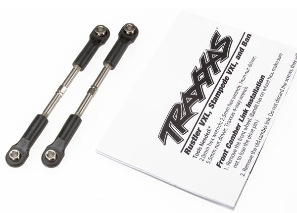 TRAXXAS 75mm Turnbuckle Toe Links w/ Rod Ends & Balls 2pcs - 2445