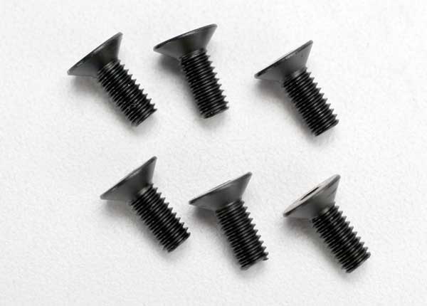 TRAXXAS 4x10mm Hex Drive Countersunk Head Screws 6pcs - 2535