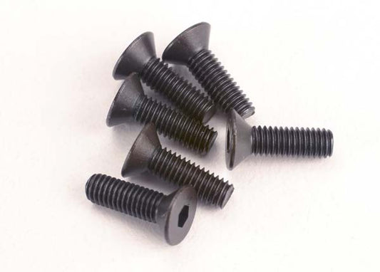 TRAXXAS 3x10mm Hex Drive Countersunk Screws 6pcs - 2551