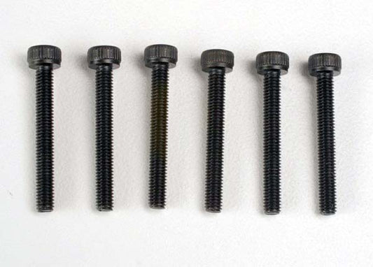 TRAXXAS 3x23mm Hex Drive Cap Head Header Screws 6pcs - 2556