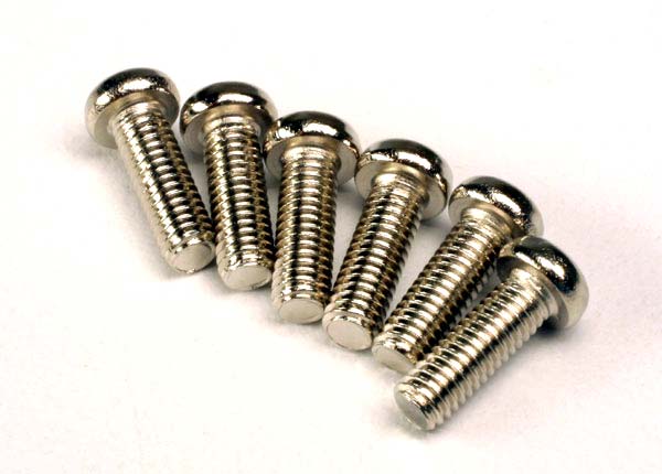 TRAXXAS 2.6x8mm Phillips Drive Pan Head Screws 6pcs - 2562