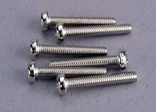 TRAXXAS 3x18mm Phillips Drive Pan Head Screws 6pcs - 2565