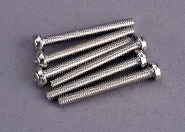 TRAXXAS 3x25mm Phillips Drive Pan Head Screws 6pcs - 2569