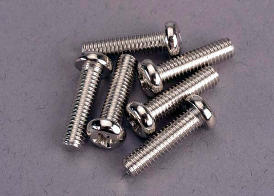 TRAXXAS 4x15mm Phillips Drive Button Head Screws 6pcs - 2573