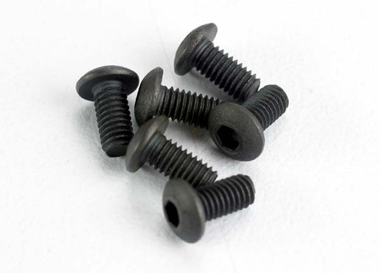 TRAXXAS 3x6mm Hex Drive Button Head Screws 6pcs - 2575