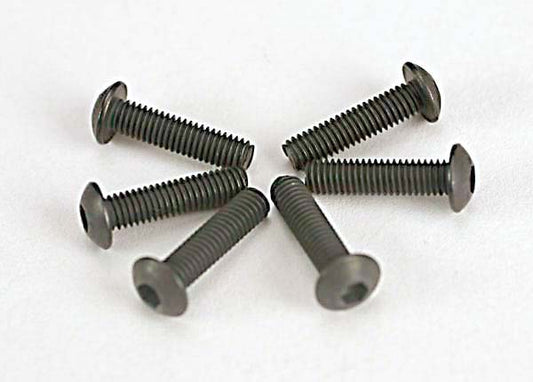 TRAXXAS 3x10mm Hex Drive Button Head Screws 6pcs - 2577