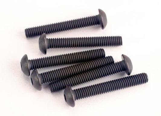 TRAXXAS 3x20mm Hex Drive Button Head Screws 6pcs - 2580