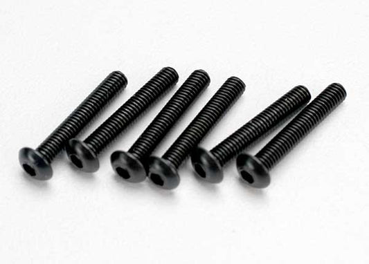 TRAXXAS 3x18mm Hex Drive Button Head Screws 6pcs - 2583