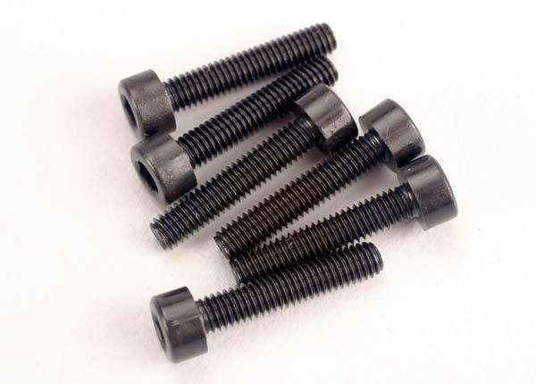 TRAXXAS 3x15mm Hex Drive Cap Head Screws 6pcs - 2586