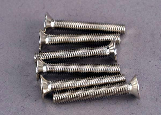 TRAXXAS 3x20mm Phillips Drive Countersunk Head Screws 6pcs - 2590