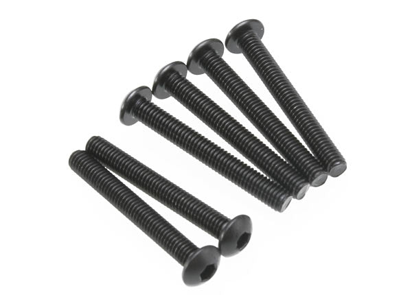 TRAXXAS 3x23mm Hex Drive Button Head Screws 6pcs - 2591