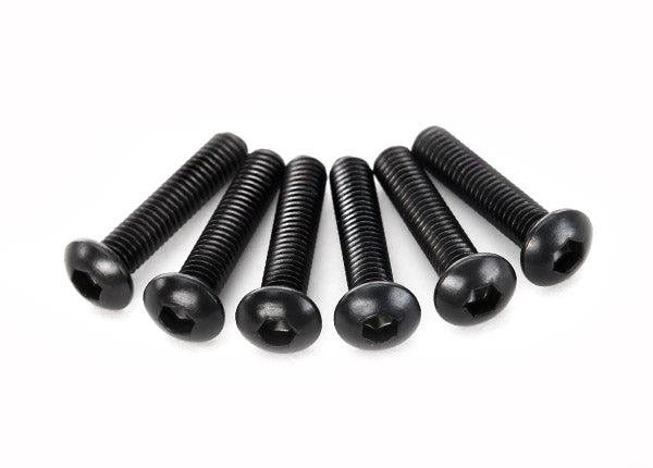 TRAXXAS 3x14mm Hex Drive Button Head Screws 6pcs - 2593