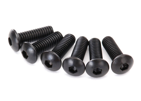 TRAXXAS 2.5x8mm Hex Drive Button Head Screws 6pcs - 2617