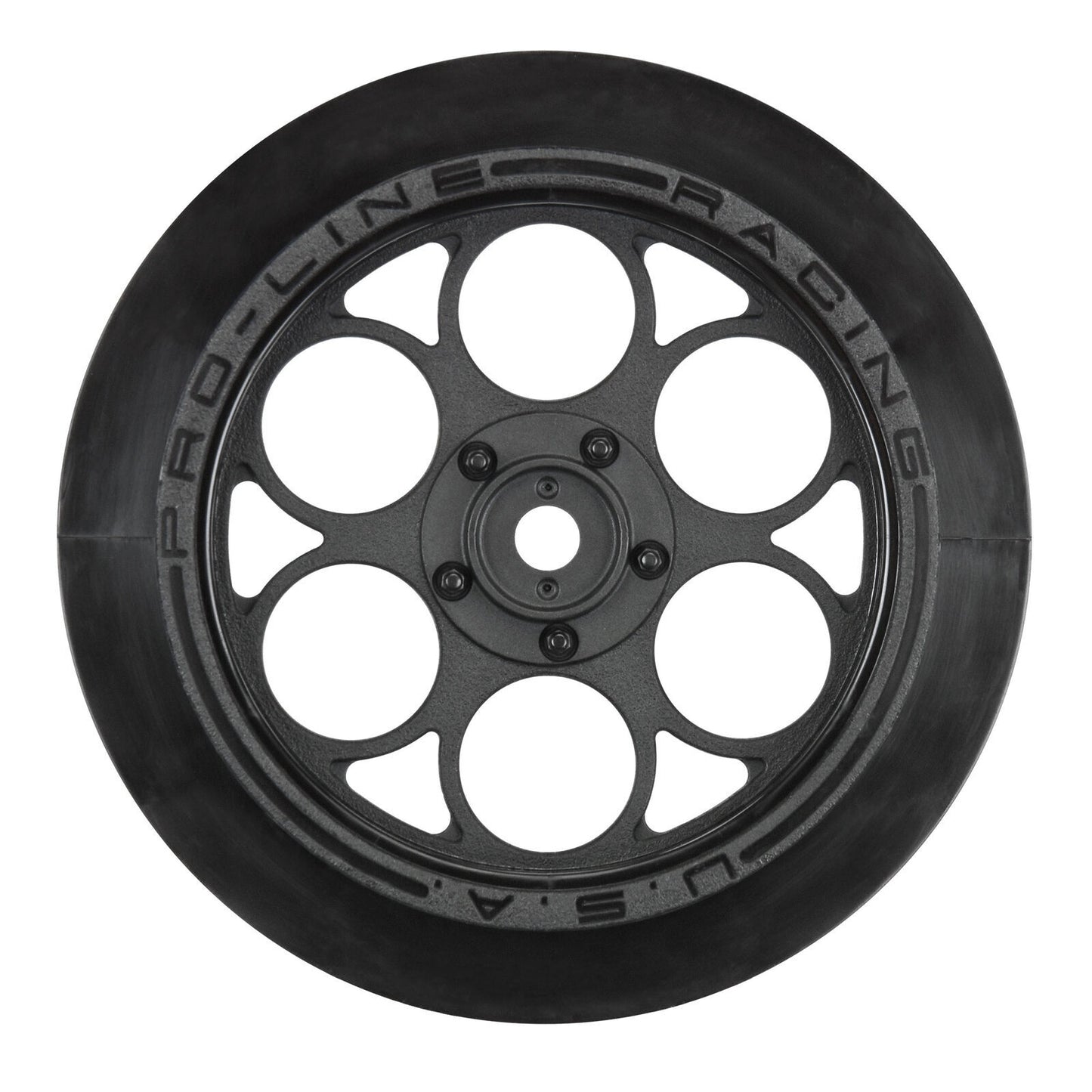 PROLINE Showtime Front Runner 2.2/2.7in Black Fr Drag Racing Wheels 2pcs - PRO280303