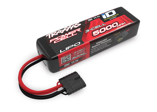 TRAXXAS 5000mah 11.1V 25C Lipo Battery w/ ID Plug - 2832X